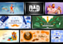 design fathers day social media posts banners and ads